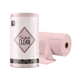 Microfiber Tear Away Towels 75pc Pink auto part product photo