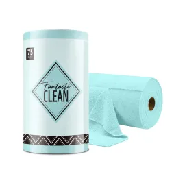 Microfiber Tear Away Towels 75pce Dim Blue auto part product photo