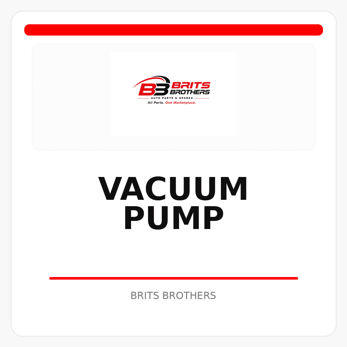 Vacuum Pump