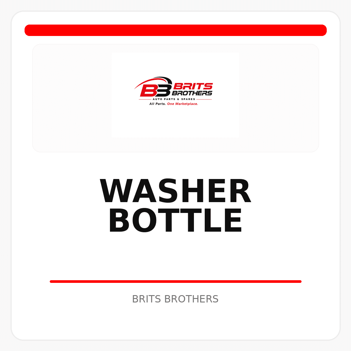 Washer Bottle