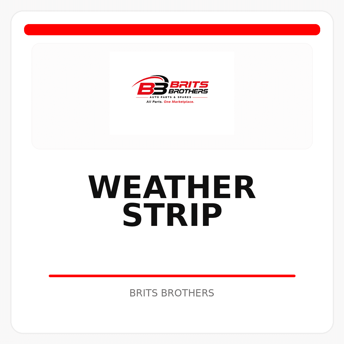 Weather Strip