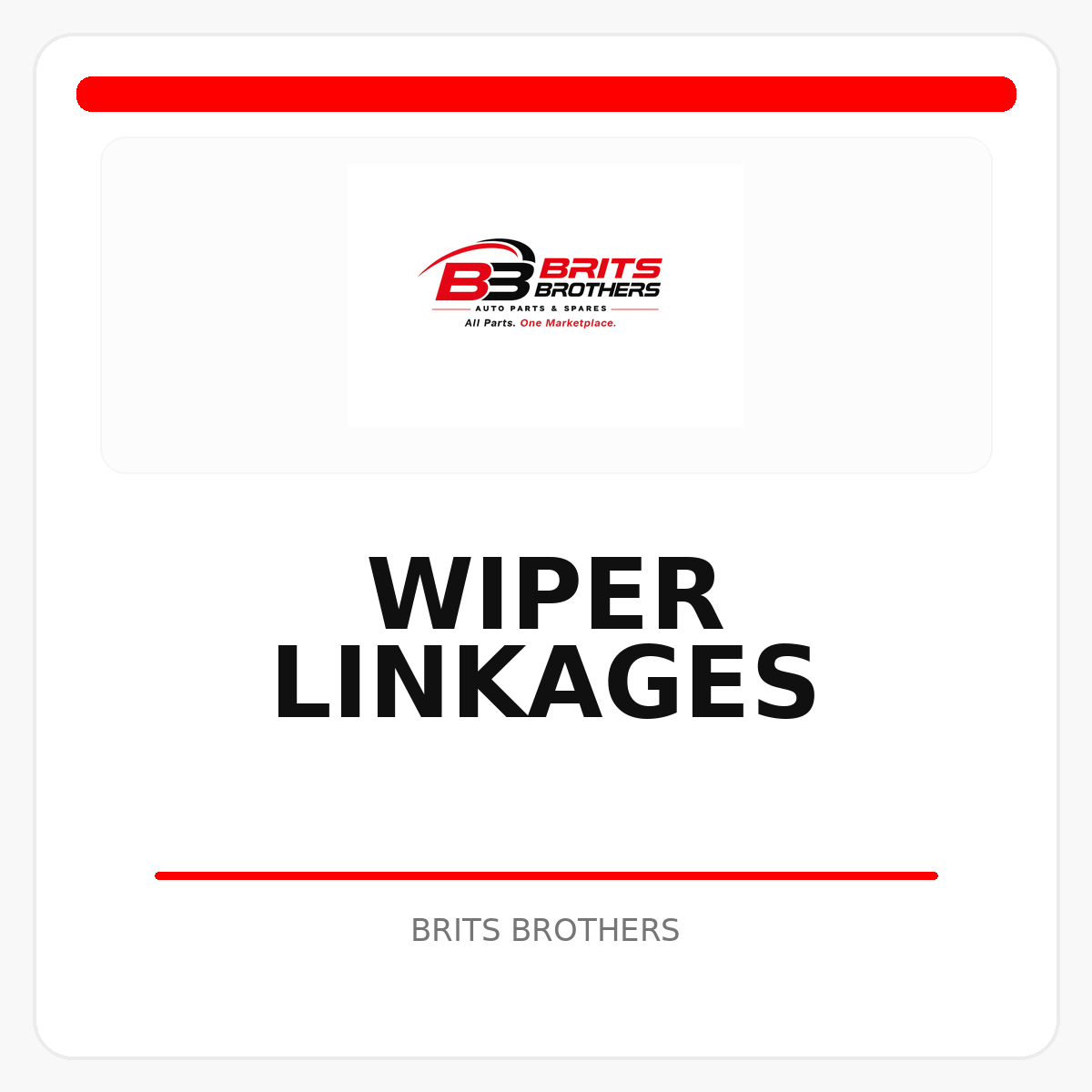 Wiper Linkages