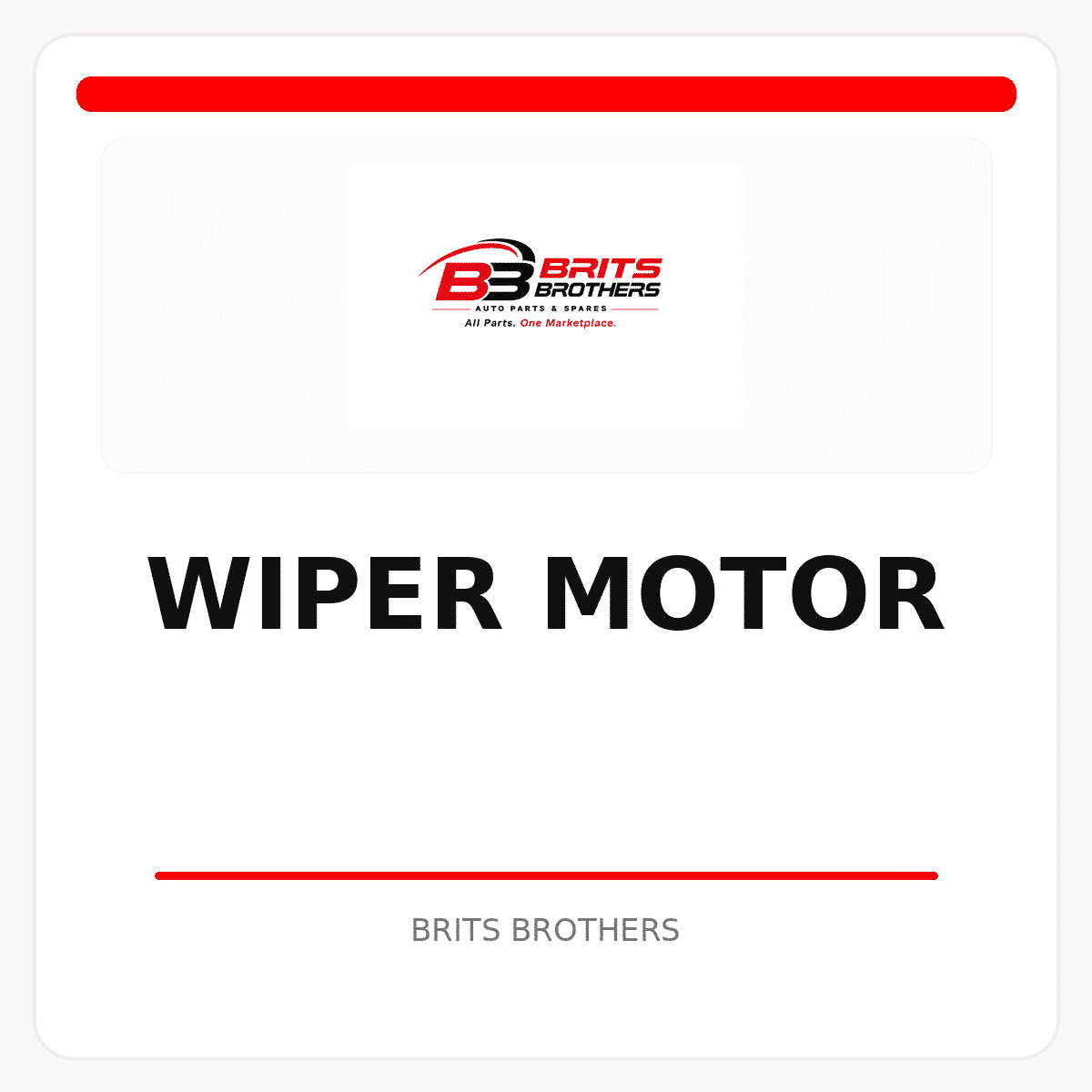Wiper Motor