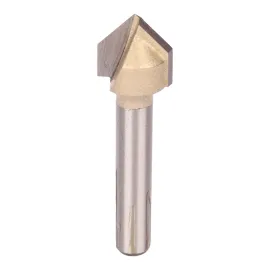 Mac AFRIC 90° V Grooving Bit 1 4 X 2 Inch Router auto part product photo