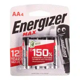 Energizer Max Aa Alkaline Batteries 4 Pack auto part product photo