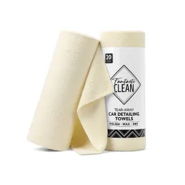 Tear Away Detailing Towels 20pc Beige auto part product photo