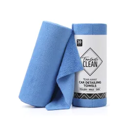 Tear Away Detailing Towels 20pc Blue auto part product photo