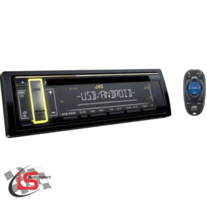 JVC KD-T408 CD Receiver with USB/AUX Input - main product image