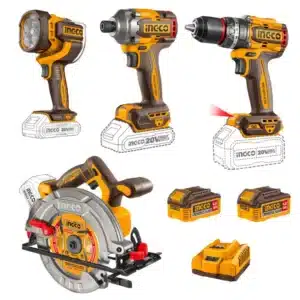 Ingco 20V Starter Combo | 4 Piece Kit | P20S - main product image
