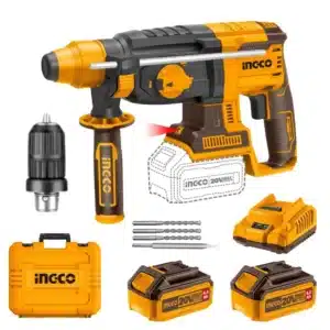 Ingco 20V Rotary Hammer SDS Plus Kit | 26 mm | Brushless | P20S - main product image