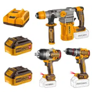 Ingco 20V Industrial Cordless Combo | 3 Piece | P20S - main product image