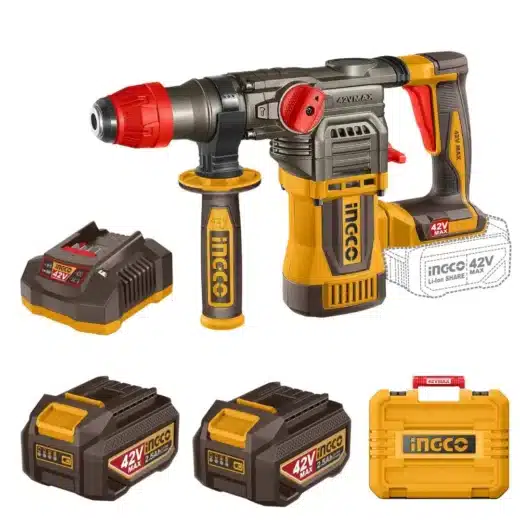 Ingco 42V Rotary Hammer Sds Plus Kit | 28 Mm | Brushless | P40M 1 Ingco 42V Rotary Hammer SDS Plus Kit | 28 mm | Brushless | P40M - main product image