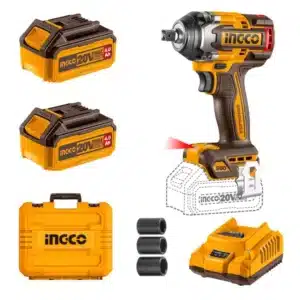 Ingco 20V Impact Wrench 1/2" Kit | 500 Nm | Brushless | P20S - main product image