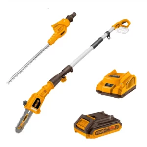 Ingco 20V Pole Hedge Trimmer & Saw Kit | Cordless | P20S - main product image