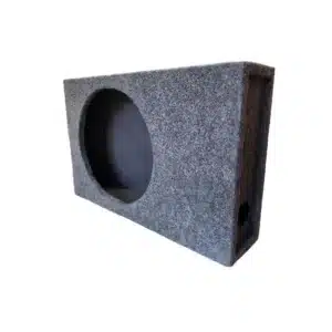 12 INCH SINGLE SLIM PORTED SUB BOX GREY - main product image