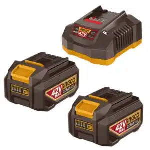 Ingco 42V Battery Combo | 2 x 2.5Ah + Charger | P42M - main product image