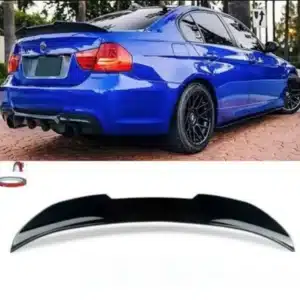 BMW E90 M4 STYLE BOOT SPOILER GLOSS BLACK - main product image