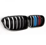 BMW F10 DUAL SLAT GLOSS BLACK GRILLE M-COLOUR - main product image
