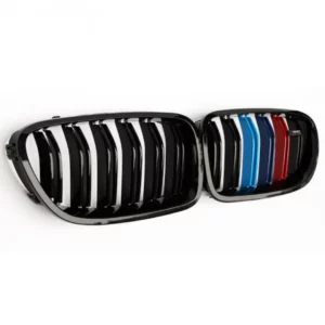 BMW F10 DUAL SLAT GLOSS BLACK GRILLE M-COLOUR - main product image