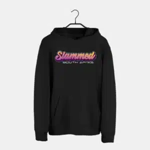 MEDIUM SLAMMED SA HOODIE BLACK - main product image