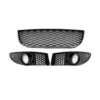 POLO 9N GTI CENTER BUMPER GRILLE + FOG LIGHT GRILLES SET - main product image