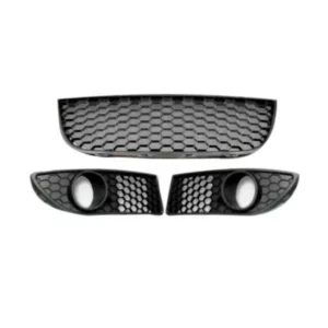 POLO 9N GTI CENTER BUMPER GRILLE + FOG LIGHT GRILLES SET - main product image