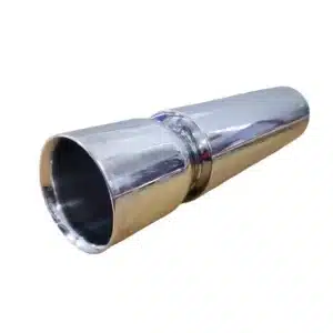 101 BOOSTER MUFFLER CANNON STAINLESS STEEL - main product image