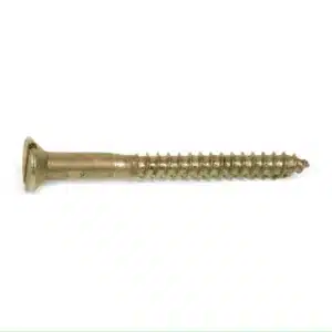 Ruwag Wood Screw Brass Plated 3.5x20mm (10) - main product image