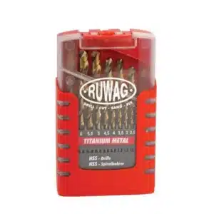 Ruwag 19 Piece Titanium Metal Drill Bit Set - Grip Box - main product image