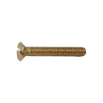Ruwag Machine Screw Brass Counter Sunk Slotted 5x25mm (5) - main product image