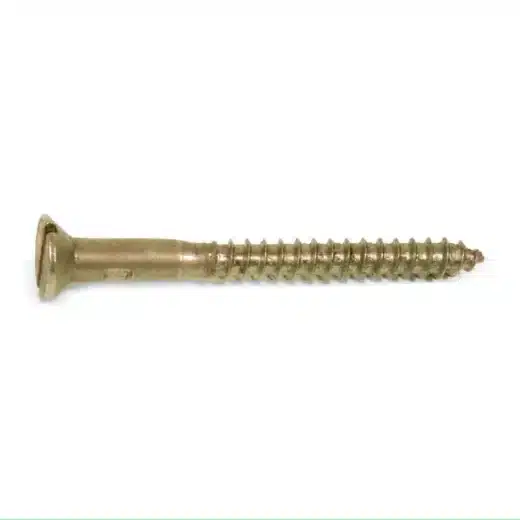 Ruwag Solid Brass Wood Screw Raised 4X38Mm (10) 1 Ruwag Solid Brass Wood Screw Raised 4x38mm (10) - main product image