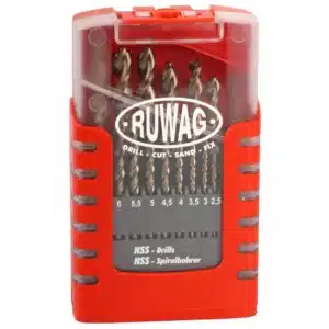 Ruwag 19 Piece Turbo Metal Drill Bit Set - Grip Box - main product image