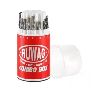 Ruwag 18 Piece Combo Drill Bit Set - HSS/MASONRY/WOOD - main product image