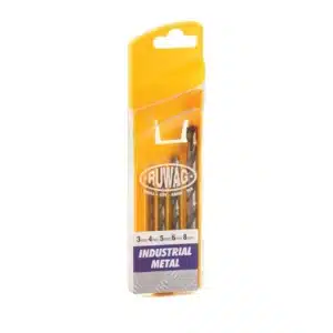 Ruwag 5 Piece Industrial Metal Drill Bit Set - main product image