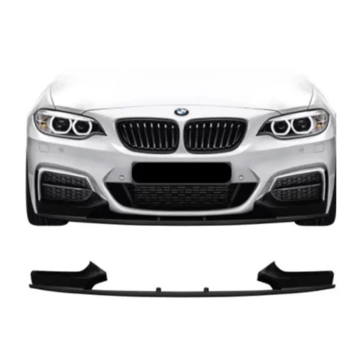 Bmw F22 Front Lip Gloss Black 1 BMW F22 FRONT LIP GLOSS BLACK - main product image