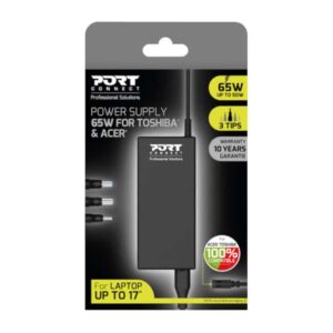 Port Connect 65W Notebook Adapter Acer and Toshiba - main product image