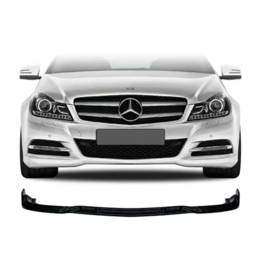 Merc W204 3Pc Front Lip 1 MERC W204 3PC FRONT LIP - main product image