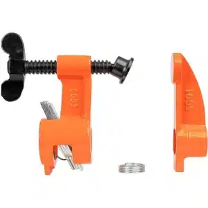 PONY PIPE CLAMP 3/4' 25MM BLACK PIPE - main product image