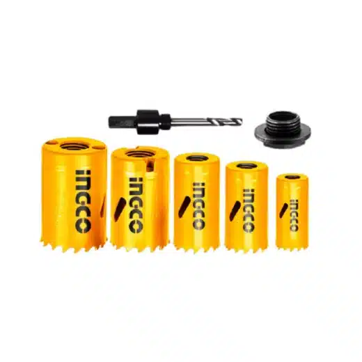 Ingco 7 Piece Bi-Metal Hole Saw Set 1 Ingco 7 PIECE BI-METAL HOLE SAW SET - main product image