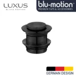 Luxus Black Waste Bath Pop Up 40mm - BW40BK - main product image