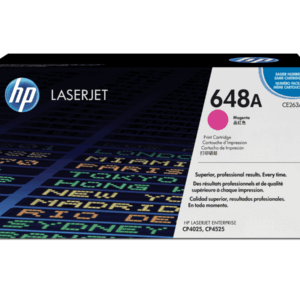 HP 648A CLJ CP4525/CP4025 Magenta Print Cartridge - CE263A auto part product photo