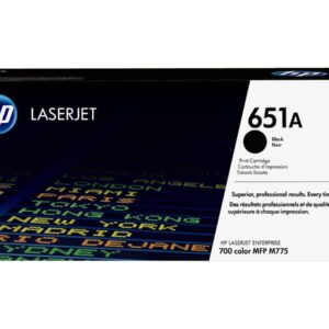 HP 651A LaserJet Black Toner auto part product photo