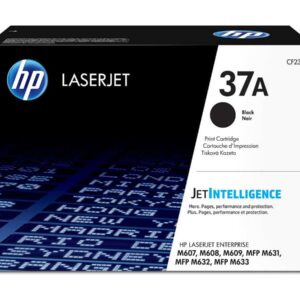 HP 37A Black LaserJet Toner auto part product photo
