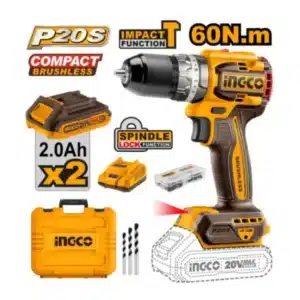 Ingco 20V Impact Drill Compact Set Brushless - main product image