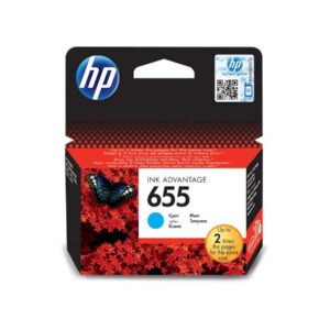 HP 655 Cyan Original Ink Cartridge auto part product photo