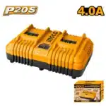 Ingco 20V Battery Charger Dual Fast 4A (P20S) - main product image