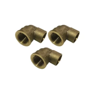 Copper Female Elbow 22mm 3 Pack - main product image