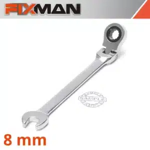 FIXMAN FLEXIBLE RATCHET COMBINATION WRENCH 8MM - main product image
