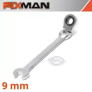 FIXMAN FLEXIBLE RATCHET COMBINATION WRENCH 9MM - main product image