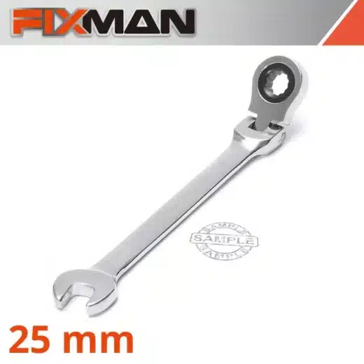 Fixman Flexible Ratchet Combination Wrench 25Mm 1 FIXMAN FLEXIBLE RATCHET COMBINATION WRENCH 25MM - main product image